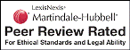 LexisNexis | Martindale-Hubbell | Peer Review Rated For Ethical Standards and Logical Ability